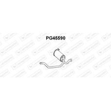 PG45590 VENEPORTE Середній глушник вихлопних газів