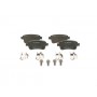0 986 494 735 BOSCH Комплект гальмівних колодок дисковий гальм