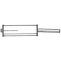 60604 SIGAM Глушник вихлопних газів кінцевий