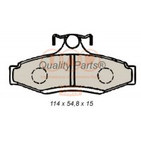 704-20041 IAP QUALITY PARTS Комплект гальмівних колодок дисковий гальм