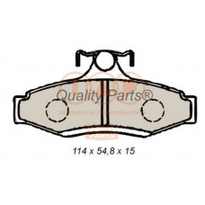 704-20041 IAP QUALITY PARTS Комплект гальмівних колодок дисковий гальм
