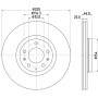 MDC2044 MINTEX Гальмівний диск