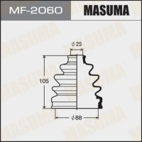 MF-2060 MASUMA Комплект пыльника, Привідний вал