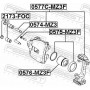 0574-MZ3 FEBEST Напрямний болт корпус скоби гальма