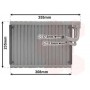 0300V326 VAN WEZEL Випарник кондиціонера