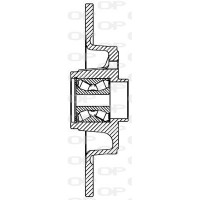 BDR2363.10 OPEN PARTS Гальмівний диск