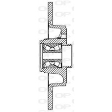 BDR2363.10 OPEN PARTS Гальмівний диск