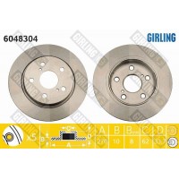 6048304 GIRLING Гальмівний диск