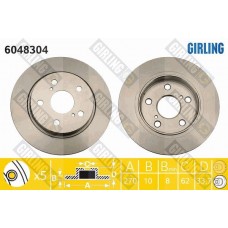 6048304 GIRLING Гальмівний диск