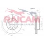 RD01166 RAICAM Гальмівний диск