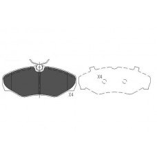 KBP-6566 KAVO PARTS Комплект гальмівних колодок дисковий гальм