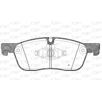 BPA1633.00 OPEN PARTS Комплект гальмівних колодок дисковий гальм
