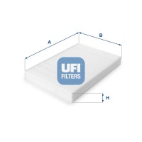 5316100 UFI Фільтр повітря у внутрішньому просторі