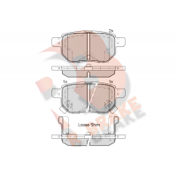 RB1947 R BRAKE Комплект гальмівних колодок дисковий гальм