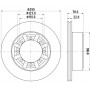 ND2061 NISSHINBO Гальмівний диск