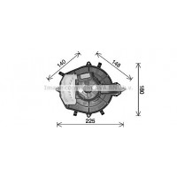 CN8316 AVA QUALITY COOLING Вентилятор салону