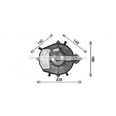 CN8316 AVA QUALITY COOLING Вентилятор салону