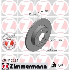 430.1485.20 ZIMMERMANN Гальмівний диск