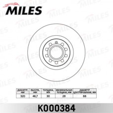 K000384 MILES Гальмівний диск