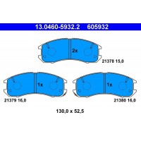 13.0460-5932.2 ATE Комплект гальмівних колодок дисковий гальм