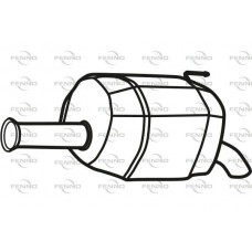 P3167 FENNO Глушник вихлопних газів кінцевий