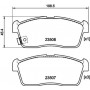 8DB 355 015-071 HELLA Комплект гальмівних колодок, дискове гальмо