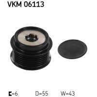 VKM 06113 SKF Механізм вільного ходу генератора