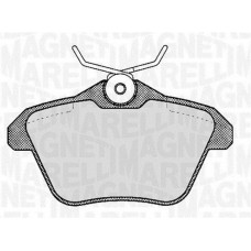 363916060111 MAGNETI MARELLI Комплект гальмівних колодок дисковий гальм