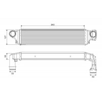817874 VALEO Интеркулер