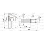 CVJ5231.10 OPEN PARTS Шарнирный комплект, Привідний вал