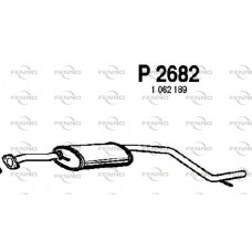 P2682 FENNO Середній глушник вихлопних газів