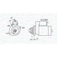 063280021010 MAGNETI MARELLI Стартер