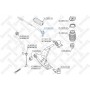 51-07504-SX STELLOX Наконечник поперечної кермової тяги