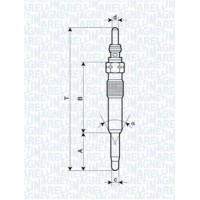 062900071304 MAGNETI MARELLI Свічка розжарювання