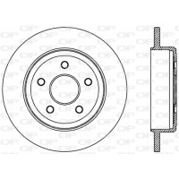 BDR2446.10 OPEN PARTS Гальмівний диск