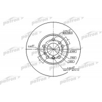 PBD4187 PATRON Гальмівний диск