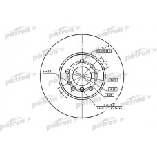 PBD4187 PATRON Гальмівний диск