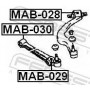 MAB-029 FEBEST Підвіска важіль незалежної підвіски колеса