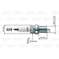 246853 VALEO Свічка запалювання