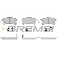 BP3606 BREMSI Комплект гальмівних колодок дисковий гальм