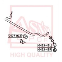 0423-45L ASVA Тяга стійка стабілізатор
