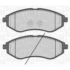 363916060511 MAGNETI MARELLI КомплеК т гальмівних колодок, дискове гальмо