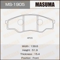 MS-1905 MASUMA Комплект гальмівних колодок