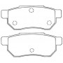 ASN-218 AISIN Комплект гальмівних колодок дисковий гальм