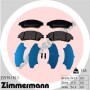 25979.170.1 ZIMMERMANN Комплект гальмівних колодок дисковий гальм