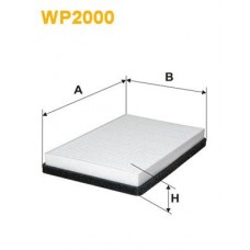 WP2000 WIX FILTERS Фільтр повітря у внутрішньому просторі