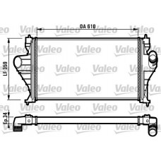 816918 VALEO Интеркулер