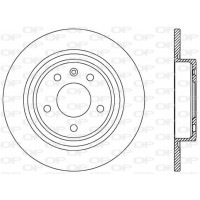 BDR2538.10 OPEN PARTS Гальмівний диск