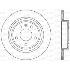 BDR2538.10 OPEN PARTS Гальмівний диск