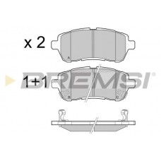 BP3466 BREMSI Комплект гальмівних колодок дисковий гальм